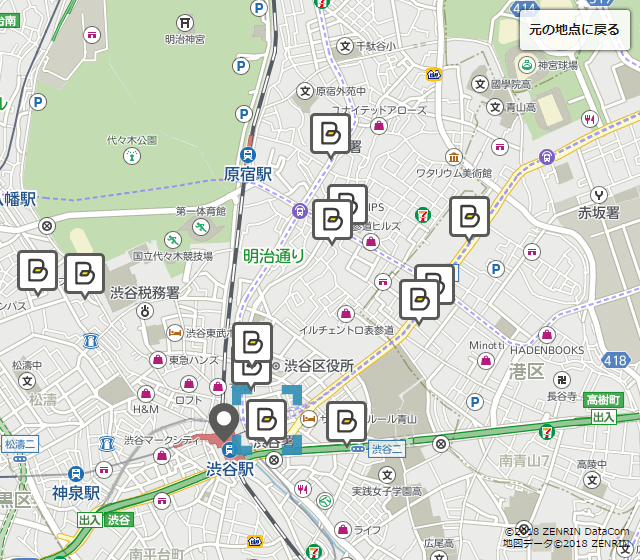 渋谷駅周辺の予約できる駐車場