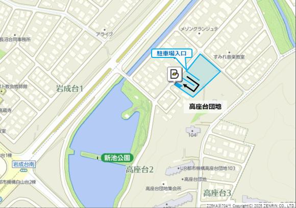 UR都市機構　高座台団地駐車場