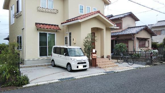 南欧風の家の駐車場 守山市民運動公園 徒歩6分 予約制 タイムズのb