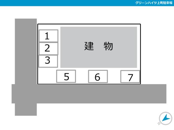 グリーンハイツ上町＊駐車場【岸和田駅から徒歩9分】【自動車専用