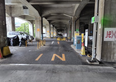 Parking in ジェクサー赤羽バイク月極