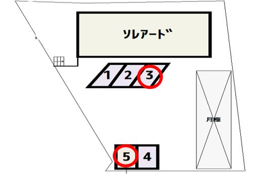 ソレアード駐車場