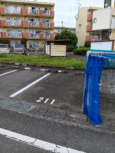 矢場県営住宅　C棟西側駐車場
